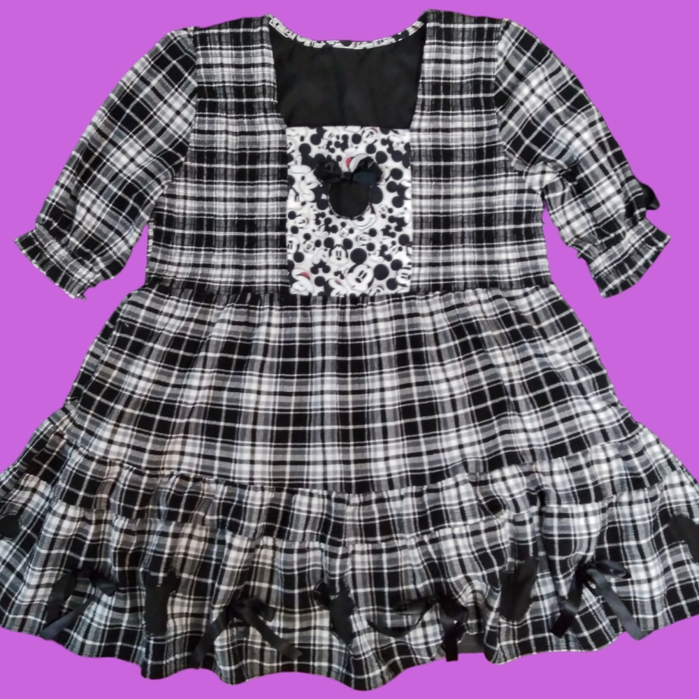 Small shop Black & White Mickey Disney dress